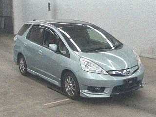 Honda Fit Shuttle Hybrid 12 Blue Autocraft Japan